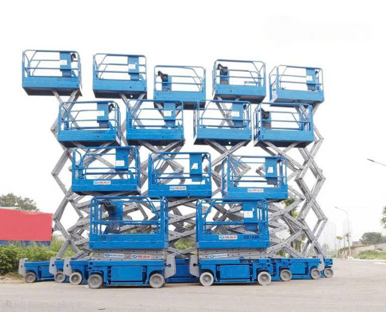 Cho thuê xe cắt kéo Scissor Lift tại Quảng Ninh