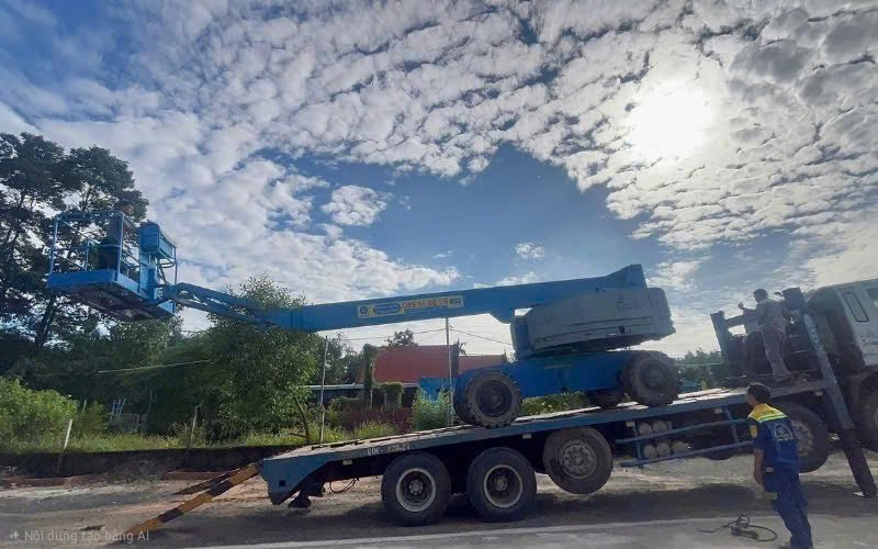 Bảo dưỡng đội xe nâng đa loại tại xưởng